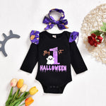 Baby Girl Halloween Costumes My 1st Halloween Outfits Romper+ Tutu Skirt+ Striated Leg Warmer+ Bunny Headband Outfit Set