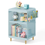 SYKIARIOL Kids Nightstand,Kids Bedside Table,Teen Girls Night Stand,Toddler Night Stand,End Table for Girls Room Storage,Mint Green Nightstand
