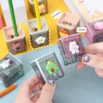 2PCS Pencil Sharpener, 2PCS Pencil Sharpener, Lip Liner Sharpener, sharpened Pencil, Children's Pencil, Office Supplies, School Supplies, School Halloween Gifts, Christmas Gifts (Xiaobai)