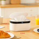 Weegeeks Portable Baby Wipe Warmer - USB-Powered, (40°C/104°F to 60°C/140°F) Adjustable Heating, Ultra-Quiet & 0.4kg Lightweight for Travel