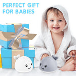 Whale Bath Toy Sprinkler, Light Up Bath Toys for Kids Ages 1-3 Babies 6-12-18 Months, 1 2 3 Year Old Boys Girls Valentines Toddler Birthday Gifts, Bathtub Pool Water Table Toys