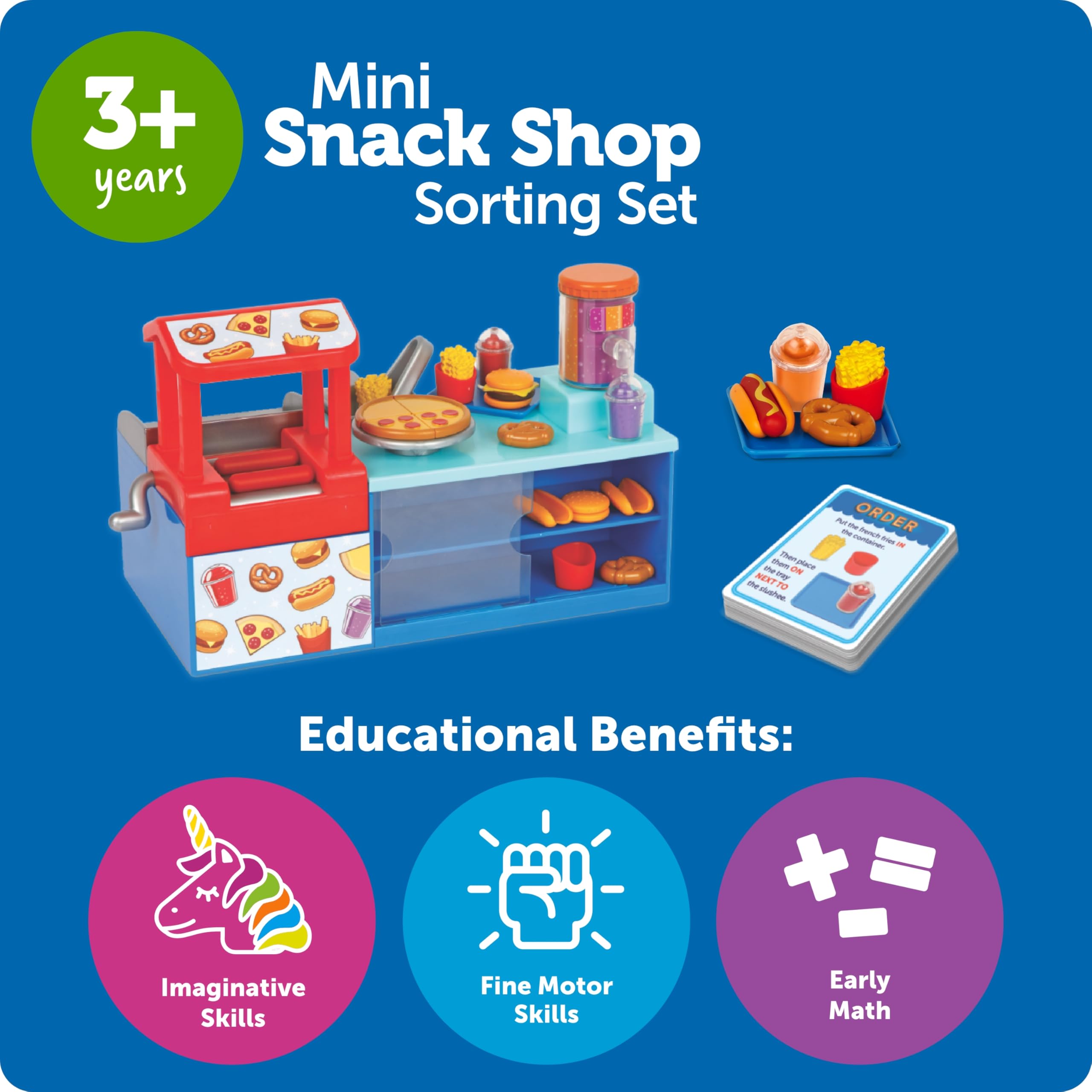 Learning Resources Mini Snack Shop Sorting Set, Play - Learning ...