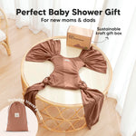 KeaBabies Baby Wrap Carrier Ring Sling - Easy to Wear, Adjustable D-Lite Baby Carrier Newborn to Toddler, Infant Carrying Shirt, Hands Free Bonding, Breathable Fabric Wearing Wrap (Terracota)