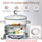 Baby Teething Toys Teething Rings Silicone Teethers for Babies 6-12 Months Baby Rattles & Plush Rings Sensory Toys for Soothing Sore Gums for Newborn Infant Essentials (Animals)