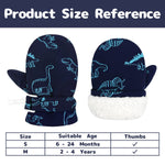 Olreco Toddler Snow Mittens Toddler Mittens Baby Gloves Toddlers Waterproof Mitten Baby Mitten 12-18 Months Babies Winter Glove