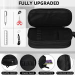 JIRAIKEI Gamer Pencil Case for Boys, Large Boys Pencil Pouch for Kids Teens School, Big Capacity Pen Box Pen Bag Organizer with 2 Compartments & Zipper