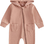 Ledy Champswiin Fall Baby Clothes Newborn Boy Girl Hoodie Romper Long Sleeve Jumpsuit Winter Infant One Piece Outfit