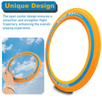 Senston Flying Discs Easily Catch and Throw Sports Disc 11 Inch Soft Flying Discss Colorful Flying Discs 3 Pcs for Pool Backyard Family Fun