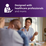 Philips Avent Ultra Soft Pacifiers - Orthodontic Design, for Babies 6-18 Months, Flexible Shield, Silicone Symmetrical Nipple, BPA-Free, 2 Sterilizing Cases, 4 Pack, SCF091/51