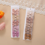 20pcs Baby Girl Hair Bow Clips Fully Lined Alligator Clips Non Slip Baby Barrettes Hair Accessories for Babies Infant Toddlers Kids