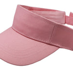 Kids-Girls-Visor Beach-Sun-Hat Adjustable Sun Protection Summer Outdoor Sports Cap for 6 to 12 Years (6-12 Years, Pink+Black)