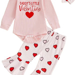 St Patricks Day Baby Girl Outfit Newborn Ribbed Shamrock Onesie Flare Pants Set Romper Bell Bottoms Spring Clothes