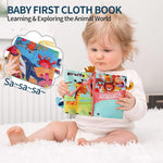 dearlomum Baby Play Mat Gym,Funny Play Piano Tummy Time Activity Mat with 5 Infant Sensory Toys & 2 Baby Book Toys, Boy & Girl Gifts for Newborn 0 to 3 6 9 12 Months(Blue)