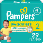 Pampers Baby Diapers - Swaddlers - Size 1, 198 Count, Ultra Absorbent Disposable Infant Diaper