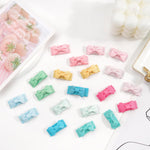 CÉLLOT 90 pcs Mini Grosgrain Ribbon Bows - Snap Clips for Baby Toddlers Infants' Fine Thin Hair