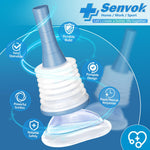 Senvok Choking Rescue Device (2 Sets) - Home Kit & Travel Kit - Anti Choking Device for Kids and Adults, Portable Airway Suction Device, Choking First Aid Device