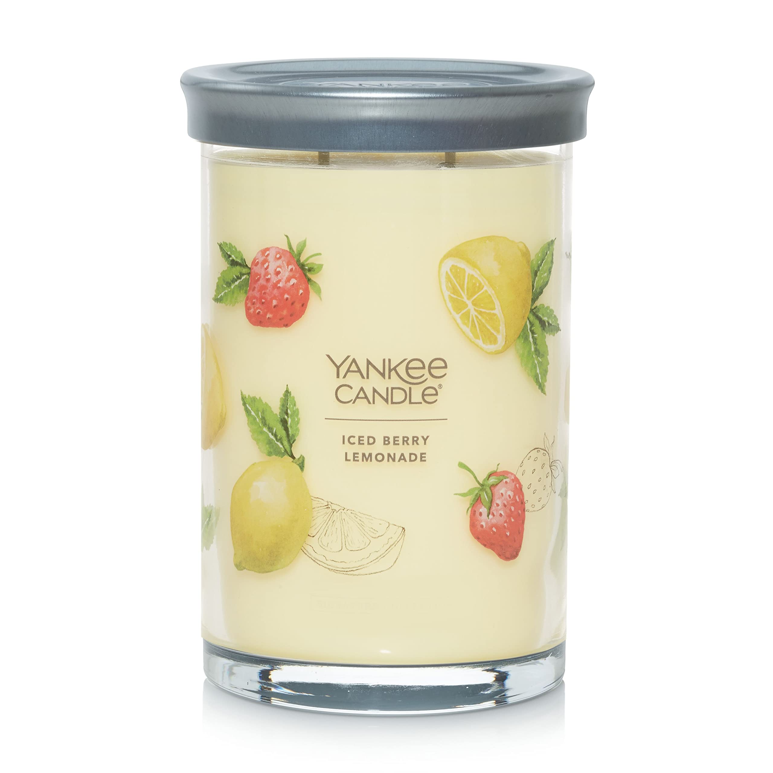 Yankee Candle Sage & Citrus Scented, Classic 22oz Large Jar Single Wick Candle, Over 110 Hours of Burn Time, Ideal for Home Decor and Gifts