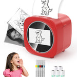 AI Sticker Box Printer for Kids - Voice to Sticker | Ink-Free Thermal Printing | BPA & BPS-Free | Kids Safe AI | Portable Mini Sticker Maker Machine for Home & DIY, Creative Gift Set for Kids Ages 5+