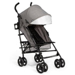 Jeep PowerGlyde Plus Stroller by Delta Children Lightweight Travel Stroller with Smoothest Ride, Aluminum Frame, 4-Position Recline, Extra Large Storage Basket, Black