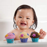 Munchkin Bath Tea and Cupcake Set Toddler Bath Toys for Kids Ages 1-3, Fun Baby Gift