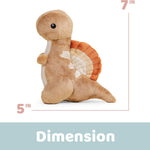Bellzi Spinosaurus – 7" Cute Stuffed Animal Plush Toy – Soft & Adorable Dinosaur Plushie Gift – Perfect Present for All Ages – Mini Spyni