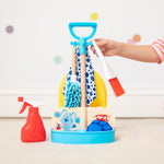 Melissa & Doug Blue's Clues & You Clean-Up Time Play Set Toddler Toy Cleaning Set, Broom and Mop for Kids Ages 3+