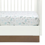 Delta Children Fitted Crib Sheets for Girls and Boys - 100% Organic Cotton Crib Sheet for Standard Crib and Toddler Mattresses - 28x52 Inch- GOTS Certified (Pack of 2), Sea Life