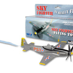 Daron Sky Fighter Flying Toy on a String , Grey