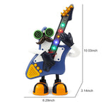 Musical Guitar Toys for 3-5 Year Old, Baby Crawling Toys Development, Early Educational Toddler Music Sensory Toys Age 3+, Christmas Birthday Gift for Boys Girls