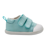 Ten Little First Walker Baby Shoes & Toddler Shoes for Boys & Girls - Lightweight, Breathable Cotton Baby Walking Shoes - Non-Slip, Wide-Feet Walking Shoes for Babies - Ocean Blue, Size 5