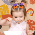LALAURA 40pcs 1.6 Inches Baby Hair Ties with Bows Elastics Ponytail Holders Baby Bows Tiny Rubber Ribbon Hair Bands For Baby Girls Infants Hair Accessories