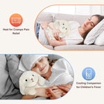 Bunny Stuffed Animal, Microwavable Stuffed Animal for Period Cramps Pain, Rabbit plush for Anxiety Relief, Bunny plush, Heated Stuffed Animals, Stress Relief Packages for Women & Girls, Unscented