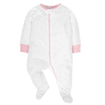 Gerber Baby Girls 4 Pack Sleep 'N Play Footie Castle Newborn