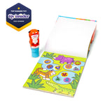 Melissa & Doug Sticker Wow!™ 24-Page Activity Pad and Sticker Stamper, 300 Stickers, Arts and Crafts Fidget Toy Collectible Character – Tiger - for Kids Ages 3+ - FSC Certified