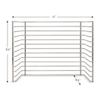 Melissa & Doug Puzzle Storage Rack - Wire Rack Holds 12 Puzzles