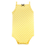 Hudson Baby Unisex Baby Cotton Sleeveless Bodysuits Bodysuit, Daisy, 9-12 Months US