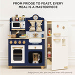 Le Toy Van Oxford Deluxe Toy Kitchen Premium Wooden Toys for Kids Ages 3 Years & Up, Oxford Deluxe Kitchen