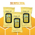 BELLA B Baby Diaper Wipes Bundle 3-Piece - Natural Baby Wipes - Organic Baby Wipes - Baby Cleaning Wipes - Soothing Wipes - Diapers Wipes - Infant Wipes - Alcohol-Free Baby Wipes Natural