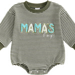 St Patricks Day Baby Boy Outfit Newborn Waffle Shamrock Onesie Sweatshirt Bubble Romper Top Infant Spring Clothes