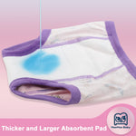 MooMoo Baby Potty Training Underwear 10 Packs Absorbent Toddler Training Pants for Boys and Girls Cotton 3T Pink
