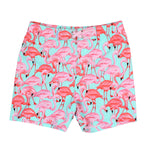 RUGGEDBUTTS Boys UPF50+ Sun Protection Animal Swim Trunks - Fab Flamingo, 3T