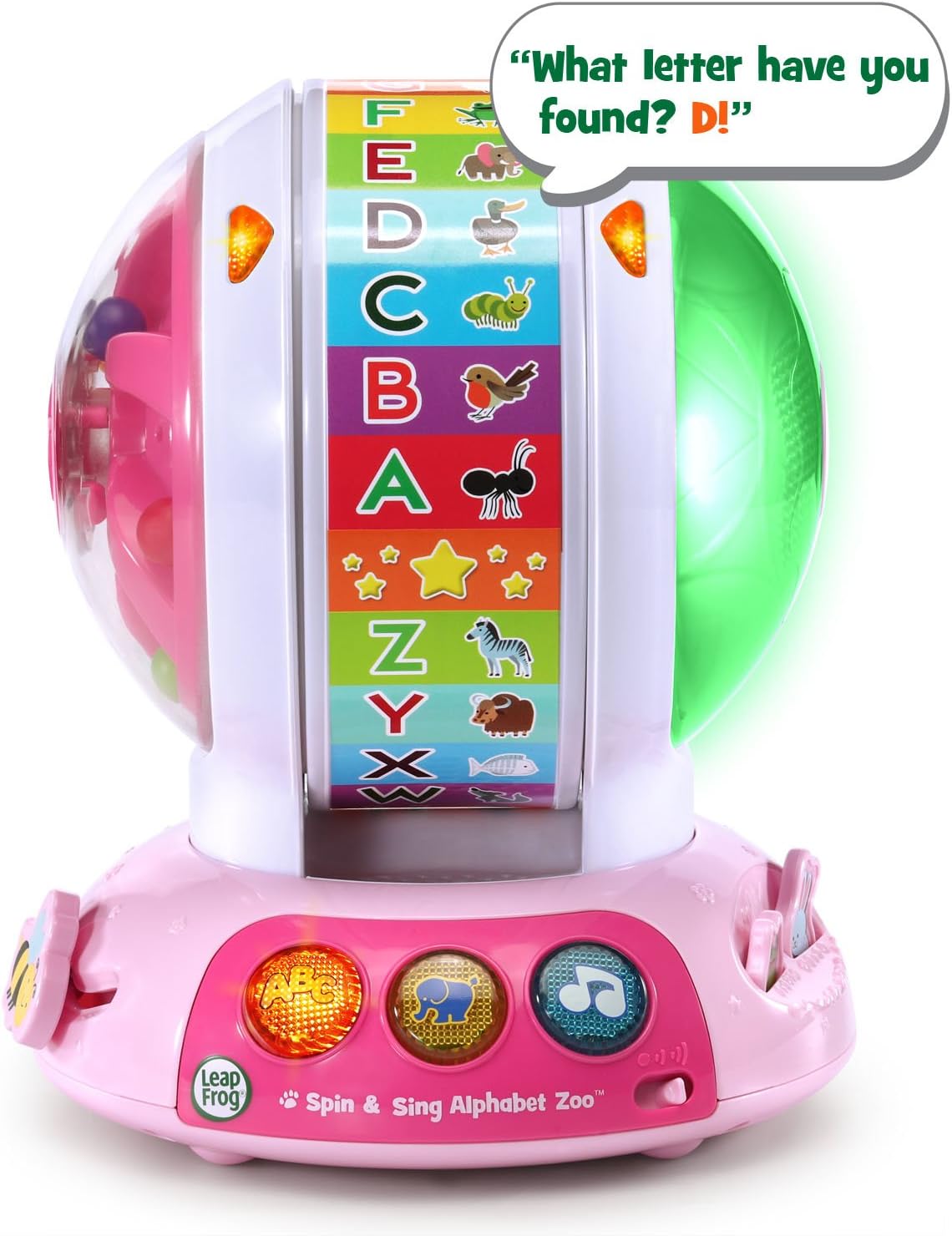 LeapFrog Spin and Sing Alphabet Zoo, Pink