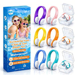 Swimming Nose Clips Ear Plugs for Kids Adults, 9 Pack Waterproof Silicone