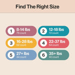 The Honest Company Clean Conscious Diapers for Delicate Skin | Up to 100% Leakproof | Hypoallergenic, Fragrance Free | Winter '25 Limited Edition Prints | Club Box, Size 1 (8-14 lbs), 78 Count