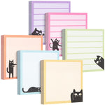 Mr. Pen- Black Cat Sticky Notes Set, 3" x 3", 6 Pads, 480 Sheets, Black Cat Sticky Notes, Memo Pads, Self-Stick Note Pad for Office, School, Home, Study & Organization