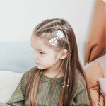 Baby Hair Clips Fully Lined Non Slip Hair Pins Baby Girls Hair Bows Barrettes Hair Accessories for Little Girls Infants Toddlers