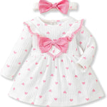 Baby Girl Dress Infant Clothes Newborn Fall Winter Outfits Plaid Dresses Cute Birthday Gifts Holiday Princess Dress for Girls