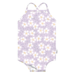 Easy-Change Eco Swimsuit - Light Lavender Blossom - 6mo