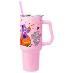 Silver Buffalo Care Bears Tumbler - Harmony, Cheer, Share & Trick-or-Sweet Bears - Stainless Steel, 40 Ounces, Fits Standard Cup Holder