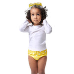 Gerber Unisex Baby Toddler UPF 50+ Long Sleeve Rashguard Swim Rash Guard Shirt, Light Pink, 12 Months US